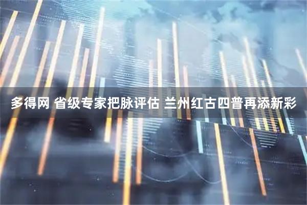 多得网 省级专家把脉评估 兰州红古四普再添新彩