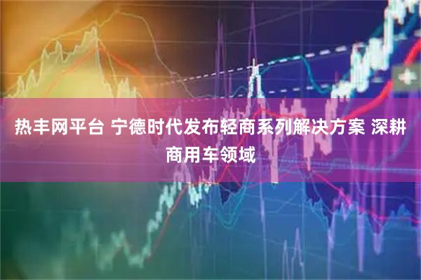 热丰网平台 宁德时代发布轻商系列解决方案 深耕商用车领域